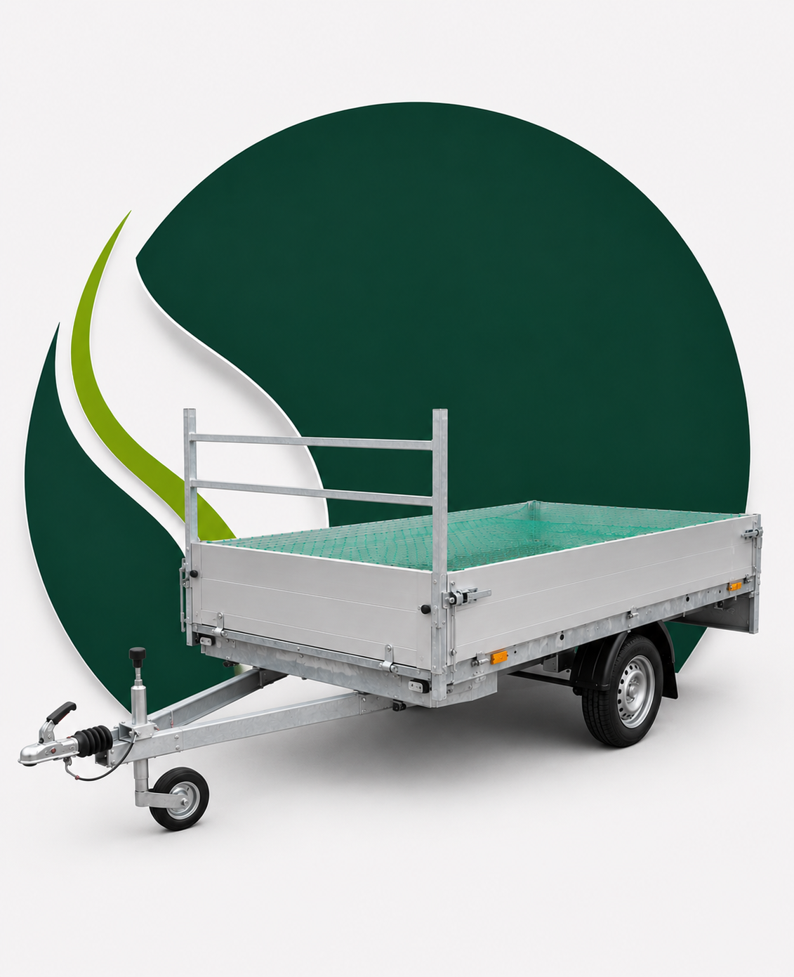 Anssems PLT Plateauaanhanger Enkelasser – 750 kg
