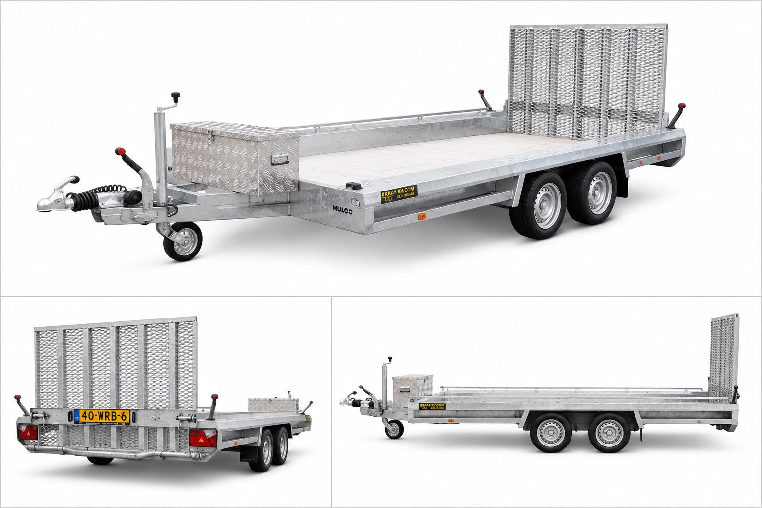 Hulco Terrax-2 Machinetransporter huren – 3000 kg